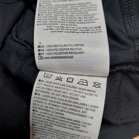 Nike Running Dri-Fit Black Lined Athletic Shorts XS EUC - Picture 7 of 9